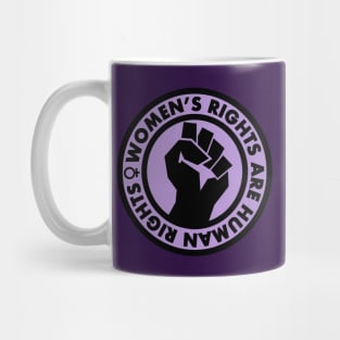 Women's Rights are Human Rights (lavender) Mug